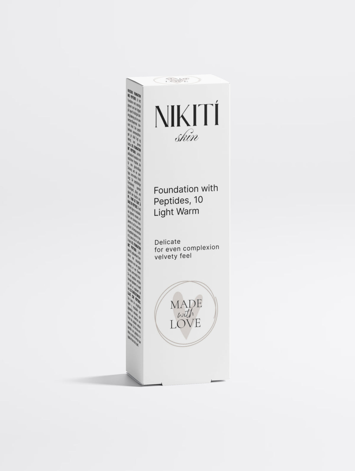 Foundation with Peptides, 10 Light Warm