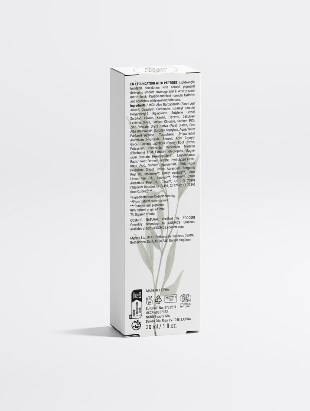 Foundation with Peptides, 20 Medium Neutral